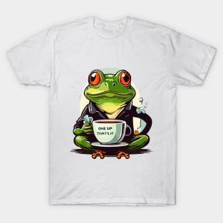 Frog and a cup of tea T-Shirt